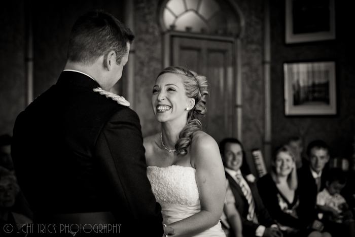 happy bride - Brighton Pavilion wedding photo